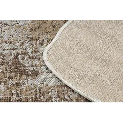Teppich ORGANIC 2755 Sisal Abstraktion Creme / natürlich - modern unregelmäßige Form