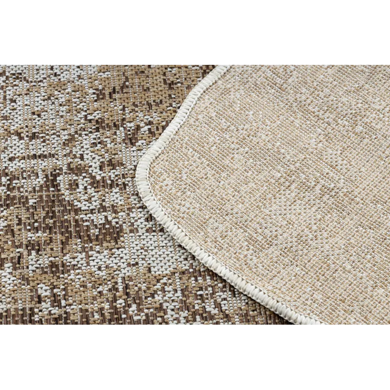 Teppich ORGANIC 2755 Sisal Abstraktion Creme / natürlich - modern unregelmäßige Form