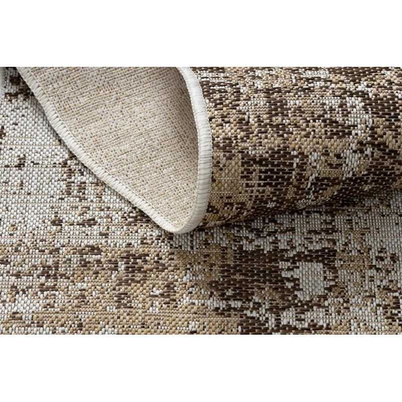 Teppich ORGANIC 2755 Sisal Abstraktion Creme / natürlich - modern unregelmäßige Form