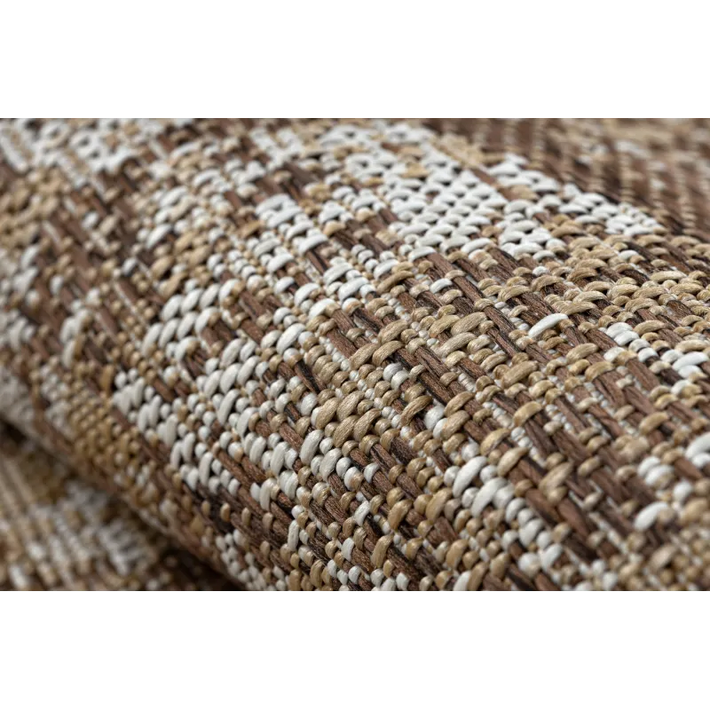 Teppich ORGANIC 2755 Sisal Abstraktion Creme / natürlich - modern unregelmäßige Form