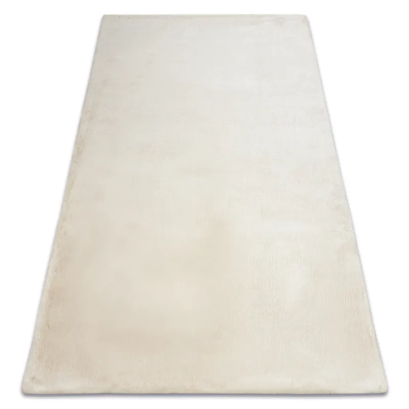 Teppich BUNNY Elfenbein KANINCHENFELLIMITAT