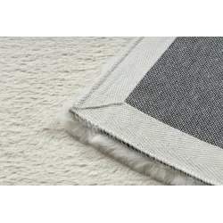 Teppich BUNNY Elfenbein KANINCHENFELLIMITAT