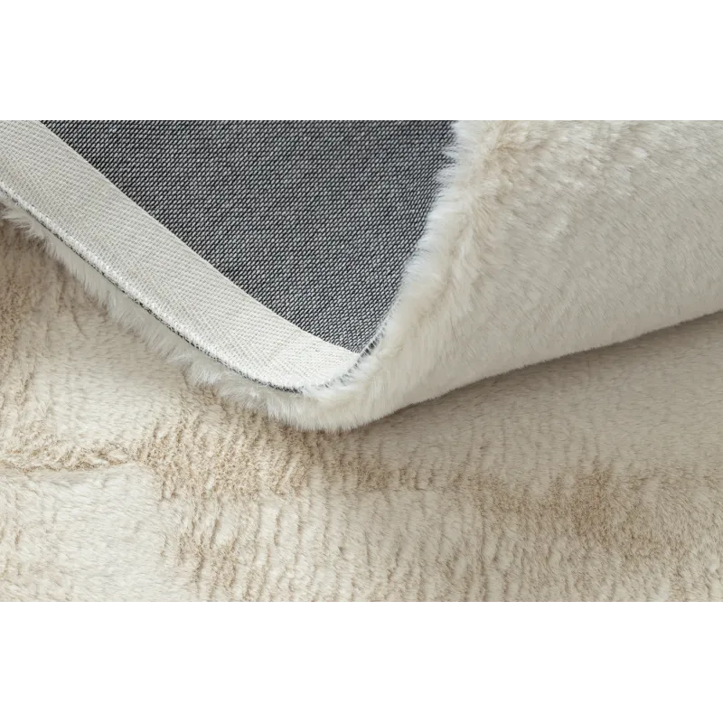 Teppich BUNNY Elfenbein KANINCHENFELLIMITAT