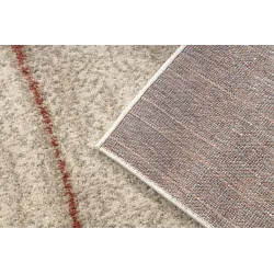 Teppich FUSION 1617 creme / terrakotta - Wellen, modern, abstrakt