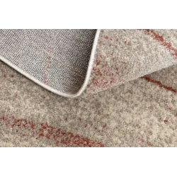 Teppich FUSION 1617 creme / terrakotta - Wellen, modern, abstrakt