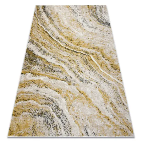 Teppich FUSION 9776 creme / weiß / gelb - Abstraktion, modern, abstrakt