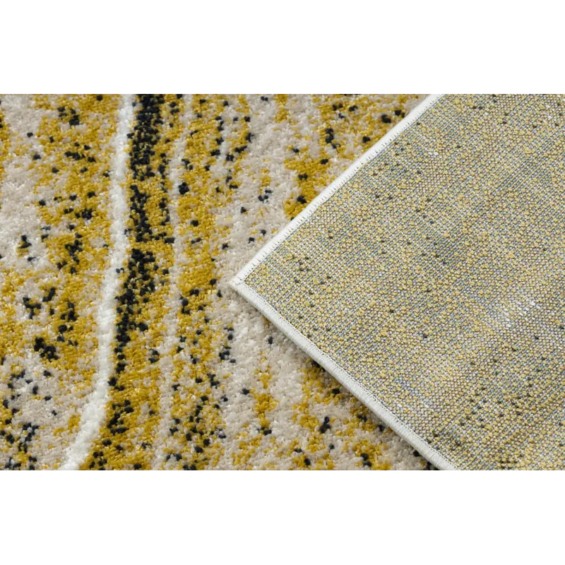 Teppich FUSION 9776 creme / weiß / gelb - Abstraktion, modern, abstrakt