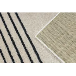 Teppich FUSION 7157 weiß / gold - Geometrisch, modern, abstrakt