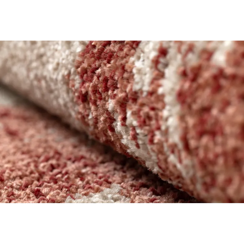 Teppich FUSION 8259 creme / bordeaux - Blüten, modern, abstrakt