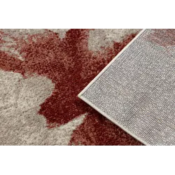 Teppich FUSION 8259 creme / bordeaux - Blüten, modern, abstrakt