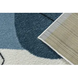 Teppich FUSION 7158 weiß / gelb / blau - Geometrisch, modern, abstrakt