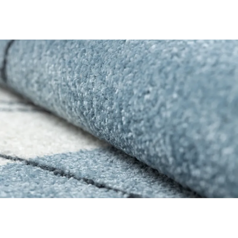 Teppich FUSION 7158 weiß / gelb / blau - Geometrisch, modern, abstrakt