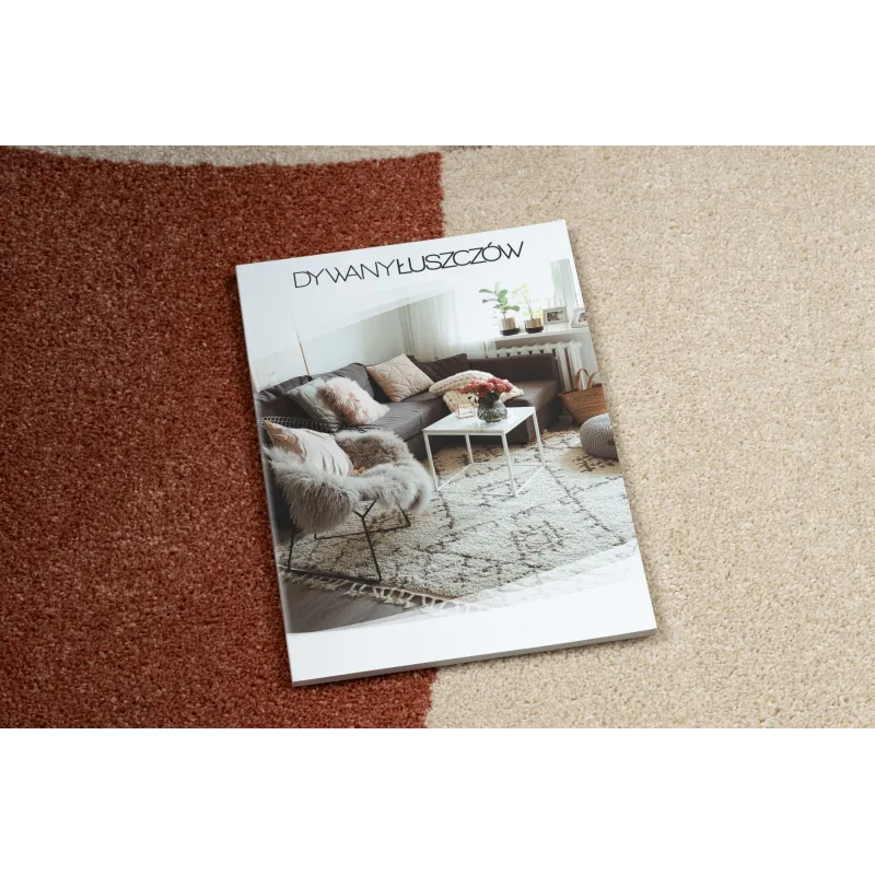Teppich FUSION 5706 creme / terakotta Shape - Geometrisch, modern, abstrakt, unregelmäßig