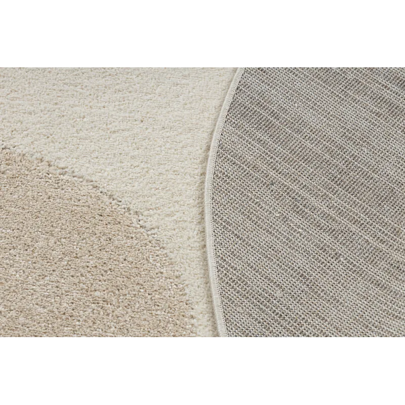 Teppich FUSION 5706 creme / beige Form - Geometrisch, modern, abstrakt, unregelmäßig