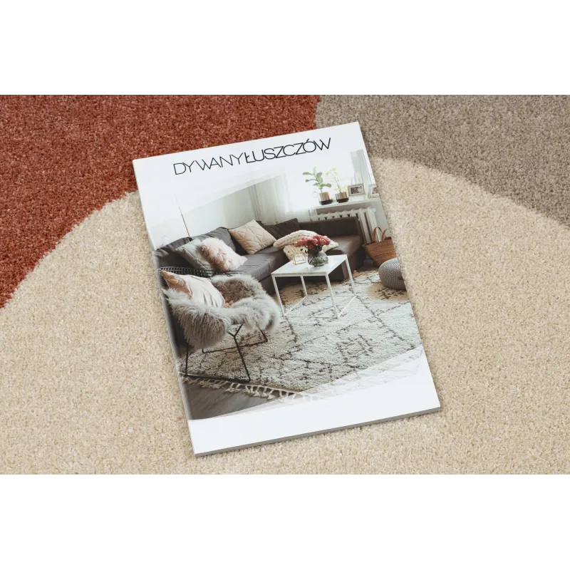 Teppich FUSION 5710 creme / terrakotta Form - Abstraktion, modern, abstrakt, unregelmäßig