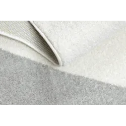 Teppich FUSION 5710 weiß / marineblau Form - Abstraktion, modern, abstrakt, unregelmäßig