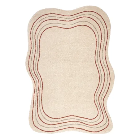 Teppich FUSION 5707 creme / terrakotta Form - Abstraktion, modern, abstrakt, unregelmäßig