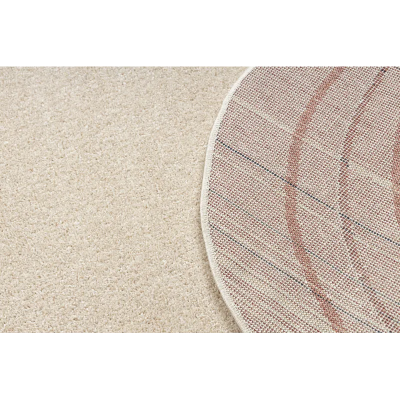 Teppich FUSION 5707 creme / terrakotta Form - Abstraktion, modern, abstrakt, unregelmäßig