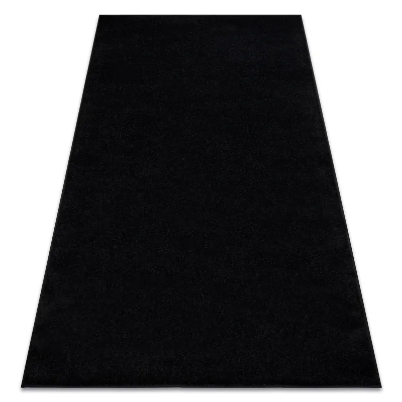 Teppich ETON PLUS schwarz einfarbig, uni, glatt