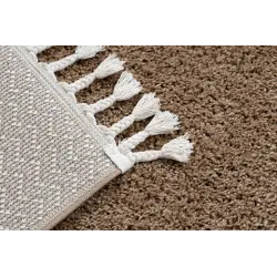 Teppich BERBER 9000 beige Fransen Berberteppich marokkanisch Shaggy