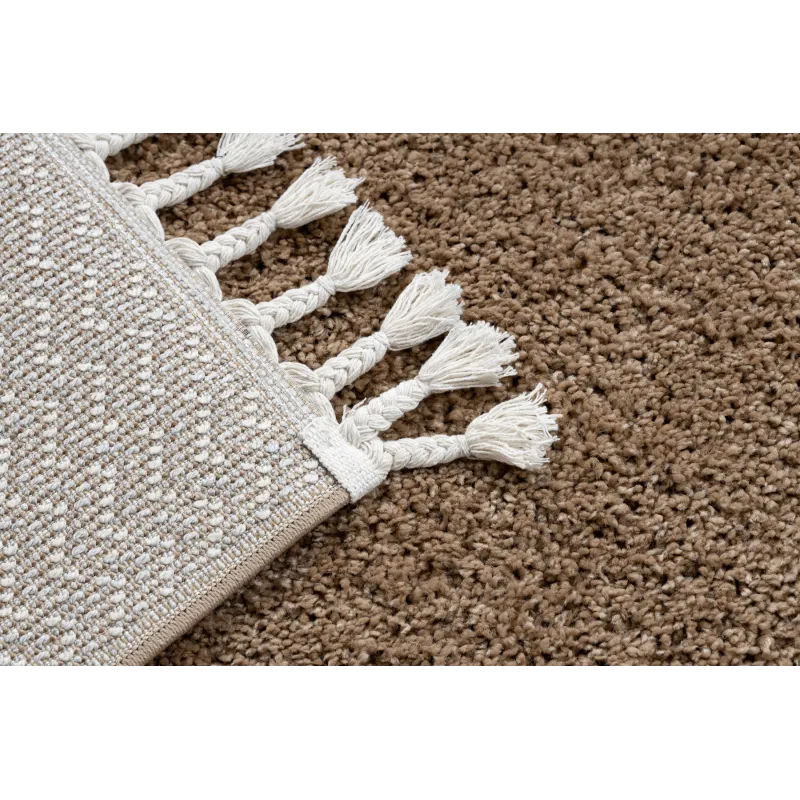 Teppich BERBER 9000 beige Fransen Berberteppich marokkanisch Shaggy