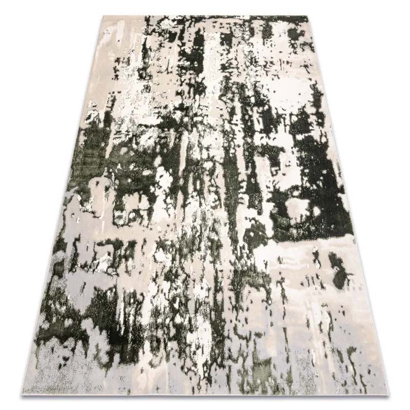 Teppich ALLURE 9428 Abstraktion - Strukturell, stilvoll, glamourös grün / beige