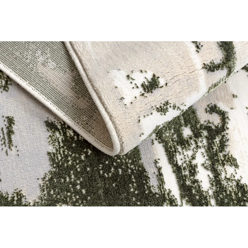 Teppich ALLURE 9428 Abstraktion - Strukturell, stilvoll, glamourös grün / beige