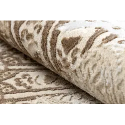 Teppich ALLURE 5715 Abstraktion - Strukturell, stilvoll, Glamour beige / weiß