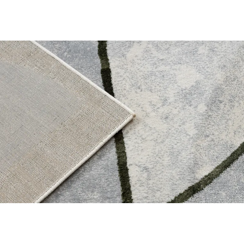 Teppich ALLURE 9980 Geometrisch - Strukturell, stilvoll, Glamour beige / grün
