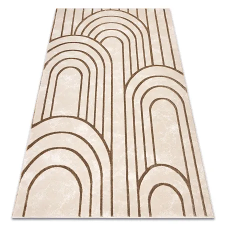 Teppich ALLURE 5756 Geometrisch - Strukturell, stilvoll, Glamour Beige