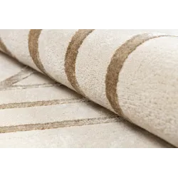 Teppich ALLURE 5756 Geometrisch - Strukturell, stilvoll, Glamour Beige