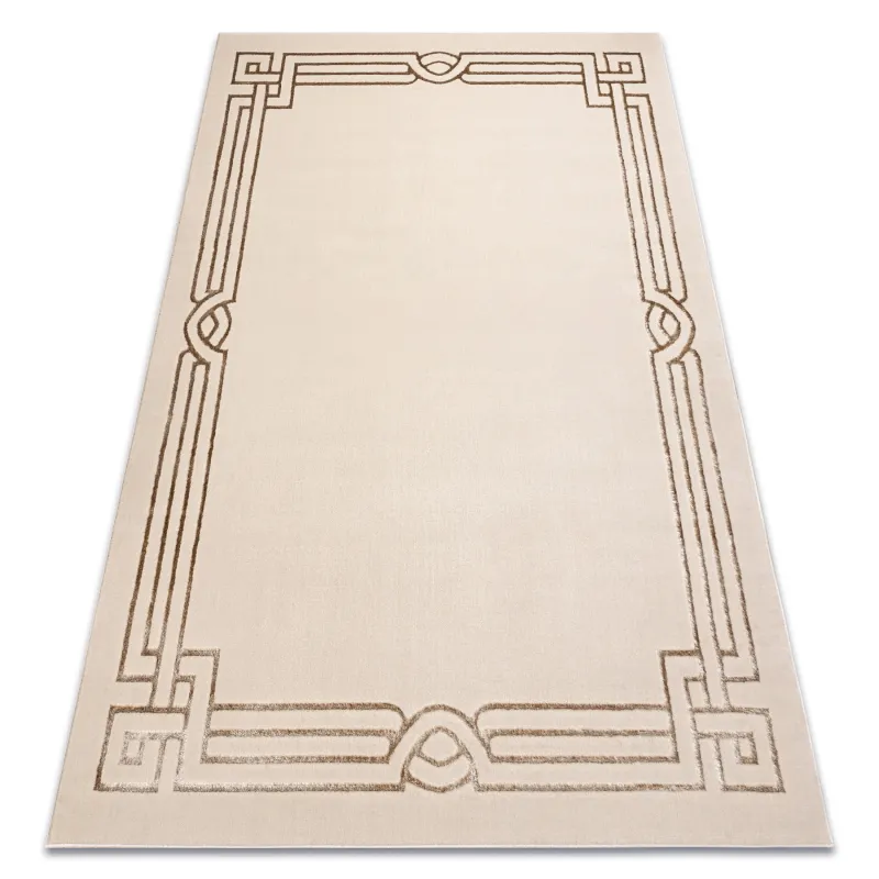 Teppich ALLURE 1907 Griechisch, Rahmen - Strukturell, stilvoll, glamourös beige