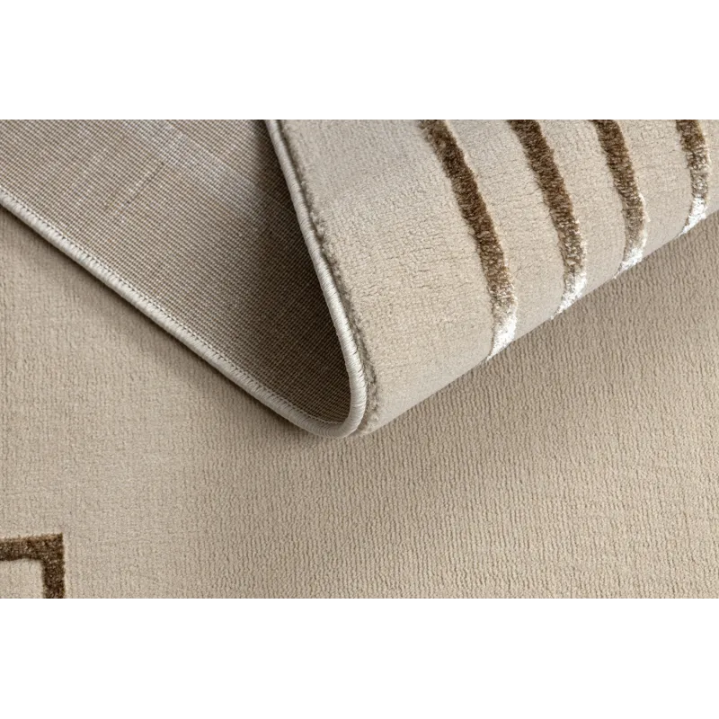 Teppich ALLURE 1907 Griechisch, Rahmen - Strukturell, stilvoll, glamourös beige