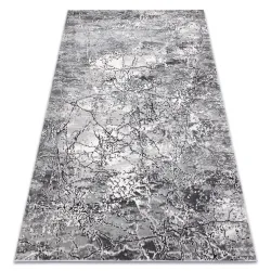 Teppich ALLURE Stein - Strukturell, stilvoll, Glamour hellgrau / grau