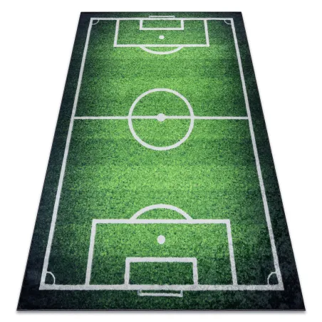 Waschbarer Teppich BAMBINO 58690 Spielfeld, Fußball für Kinder rutschfest – grün
