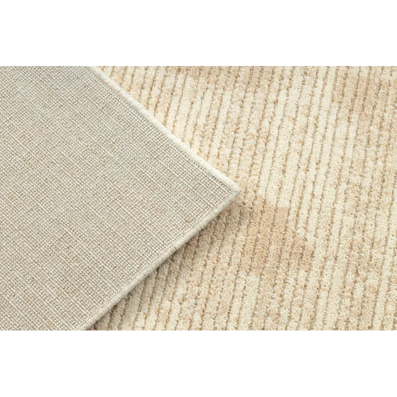 Teppich FLUX 461.137.SA110 Woll OSTA - Abstraktion, strukturell, Loft Creme / Beige