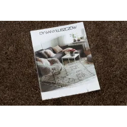 Badezimmerteppich SYNERGY Kreis Glamour, rutschfest, weich - Lurex Beige
