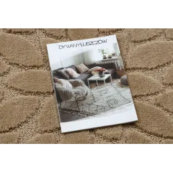 Badezimmerteppich SUPREME STONES Steine, rutschfest, weich - beige