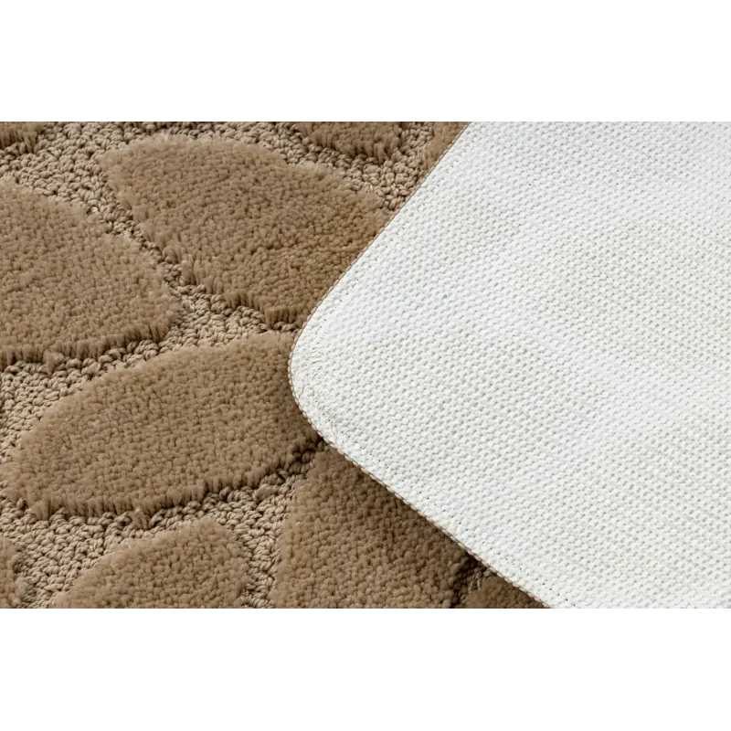 Badezimmerteppich SUPREME STONES Steine, rutschfest, weich - beige