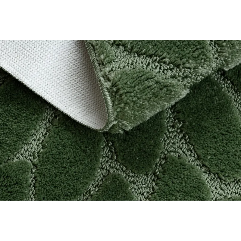 Badezimmerteppich SUPREME STONES Steine, rutschfest, weich - grün