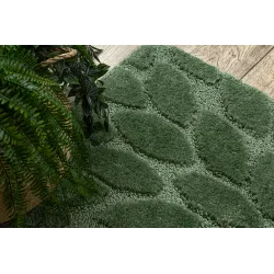 Badezimmerteppich SUPREME STONES Steine, rutschfest, weich - grün