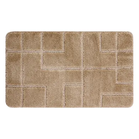 Badezimmerteppich SUPREME LINES Linien, rutschfest, weich - beige