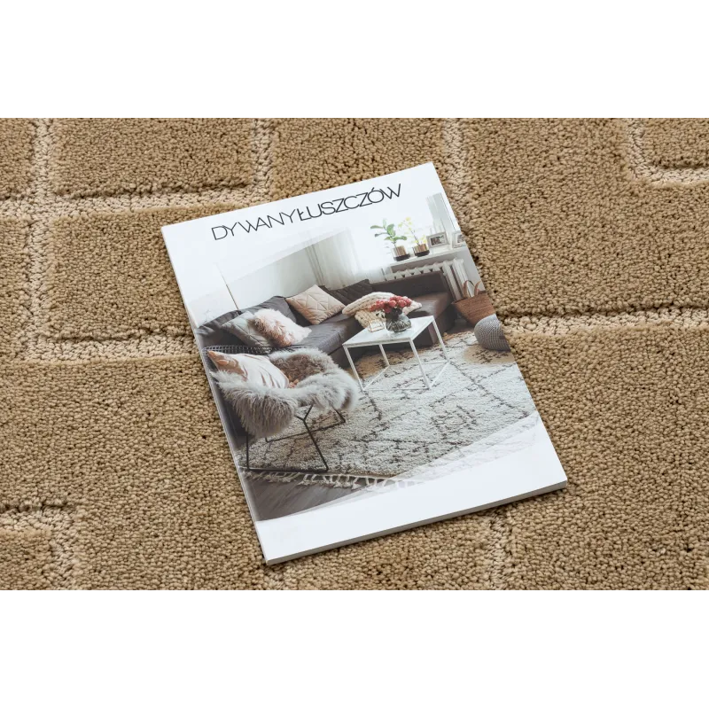 Badezimmerteppich SUPREME LINES Linien, rutschfest, weich - beige