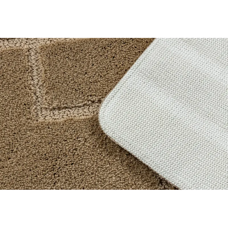 Badezimmerteppich SUPREME LINES Linien, rutschfest, weich - beige
