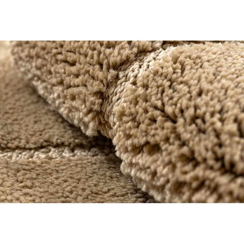 Badezimmerteppich SUPREME LINES Linien, rutschfest, weich - beige