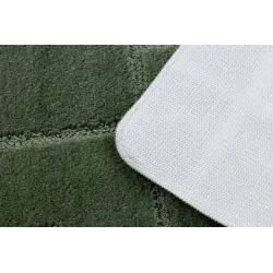 Badezimmerteppich SUPREME LINES Linien, rutschfest, weich - grün