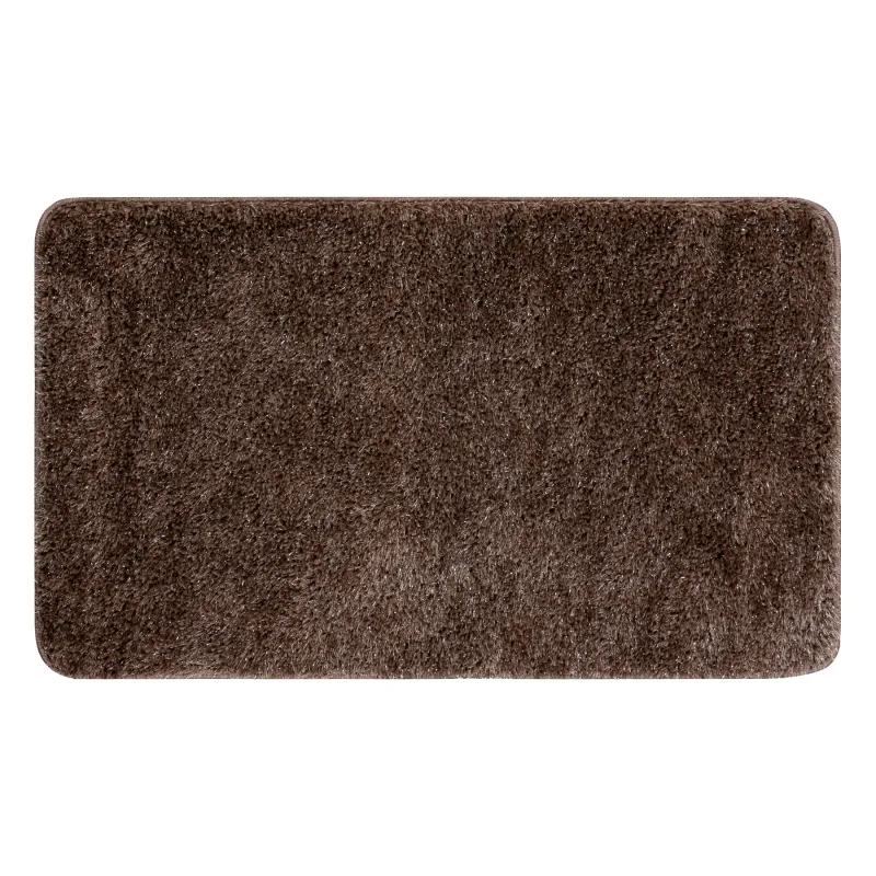 Badezimmerteppich SYNERGY glamour, rutschfest, weich - Lurex Beige
