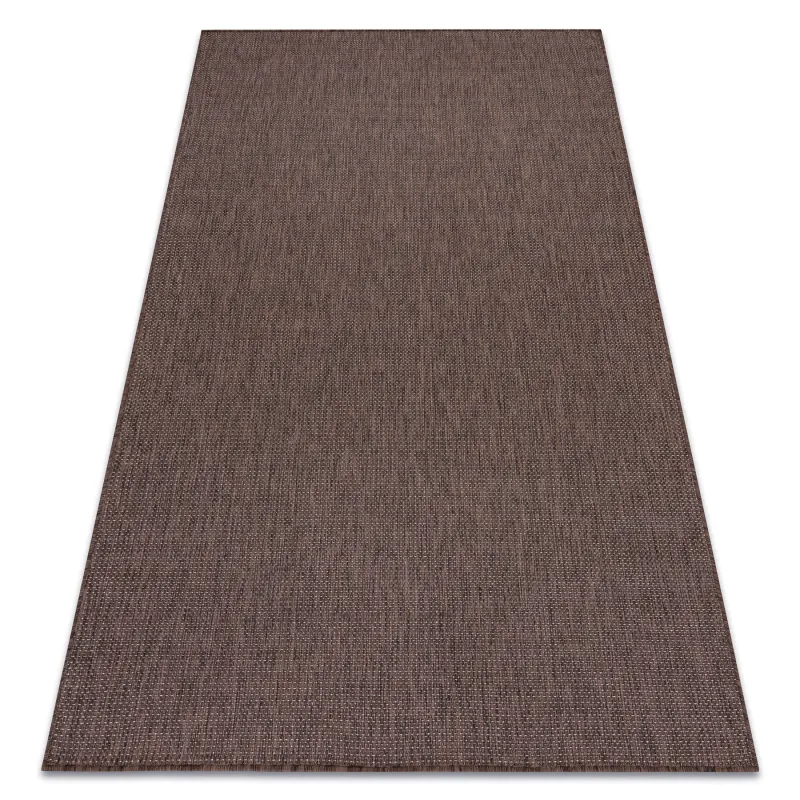Teppich SCHNURGEBUNDEN SISAL SION A5165A Mélange Flachgewebe braun
