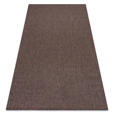 Teppich SCHNURGEBUNDEN SISAL SION A5165A Mélange Flachgewebe braun