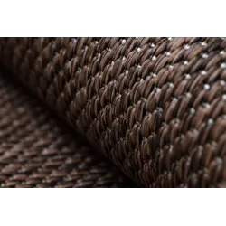 Teppich SCHNURGEBUNDEN SISAL SION A5165A Mélange Flachgewebe braun